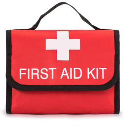 Piccola borsa di pronto soccorso vuota pieghevole per auto, ufficio, casa, sport, viaggi all'aperto