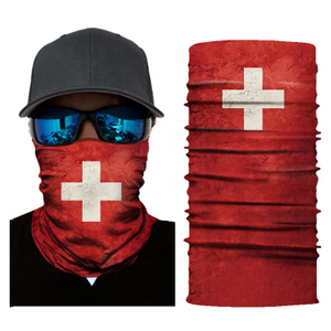 Maschera da ciclismo bandana di cotone personalizzato per lo scudo del viso
